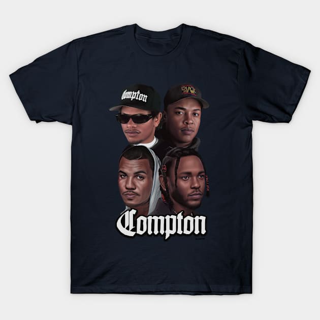 Compton FOURmation T-Shirt by Art Simpson